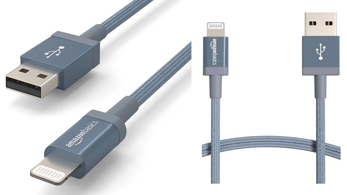 Amazon Basics iphone Charger USB-A to Lightning Charger Cable: A Durable and Reliable Option for Apple Devices